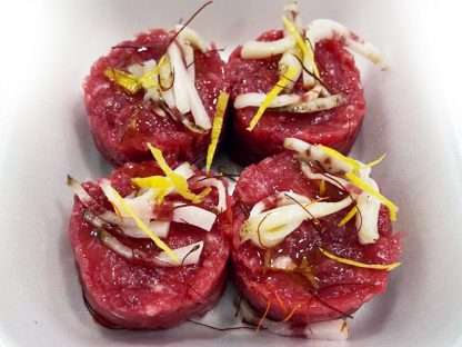 Tartare di Scottona Gold AGRUMI [al pezzo] - immagine 6