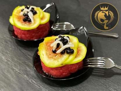 Tartare Fichi Lardo e Perle[al pezzo]