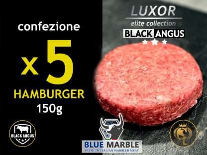 5 Hamburger Luxor BLACK ANGUS [5 x 150g]